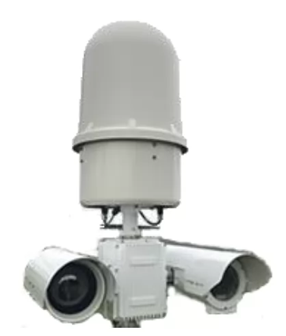 Sistema de Visión Dual Termal + Radar 360 IP PTZ de 5 KM MS7000D-PTZ-360R-5K